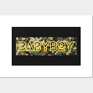 Babyboy army pattern Posters and Art